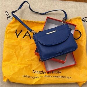 Valentino Royal Blue Wallet on a Chain